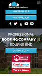 Mobile Screenshot of bourneendroofing.co.uk